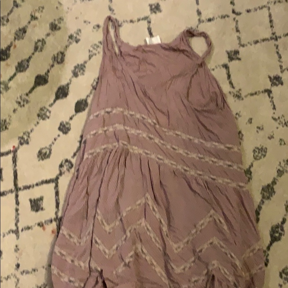 Pink long blouse tunic free people